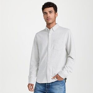 Gray Button-Up Shirt